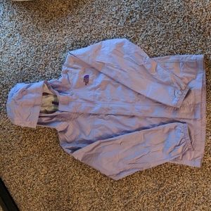 The North Face HYVENT Girls Purple Lightweight Windbreaker Jacket
